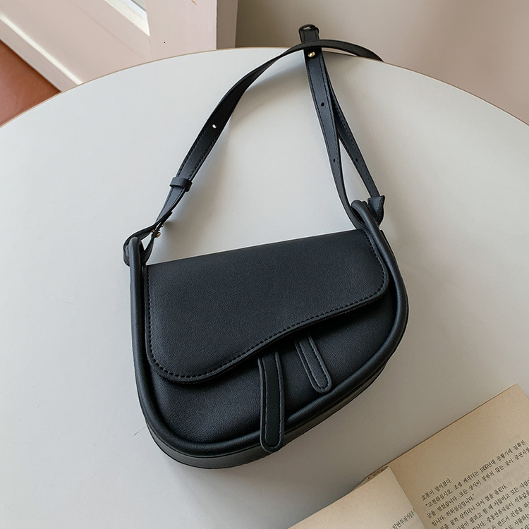 toteBag Shoulder bag ROSE NOIRE Fashion Crossbody Saddle Trendy Single Shoulder Women's Bag Niche Design Armpit Bags