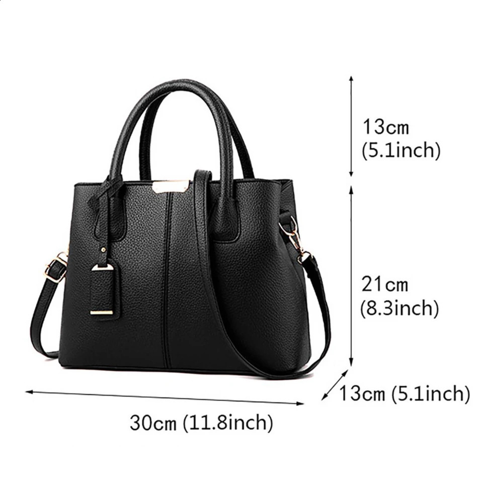 Ship from US Fashion Womens Handbag Satchel Shoulder Tote Leather Bag 250303FBB