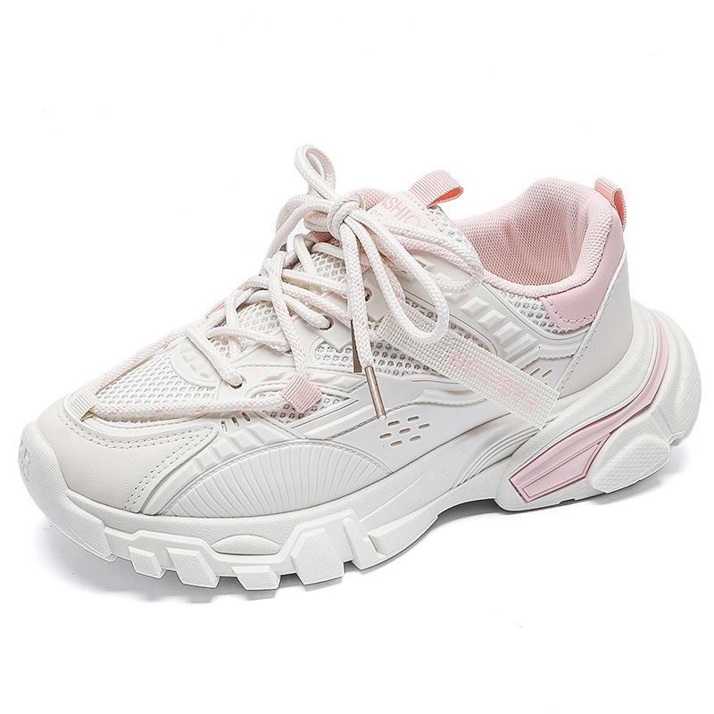 Thick Soled Women s Designer 2025 Spring New Multifunctional Mesh Breathable Casual Running Sports Fashionable Thick Soled Shoes