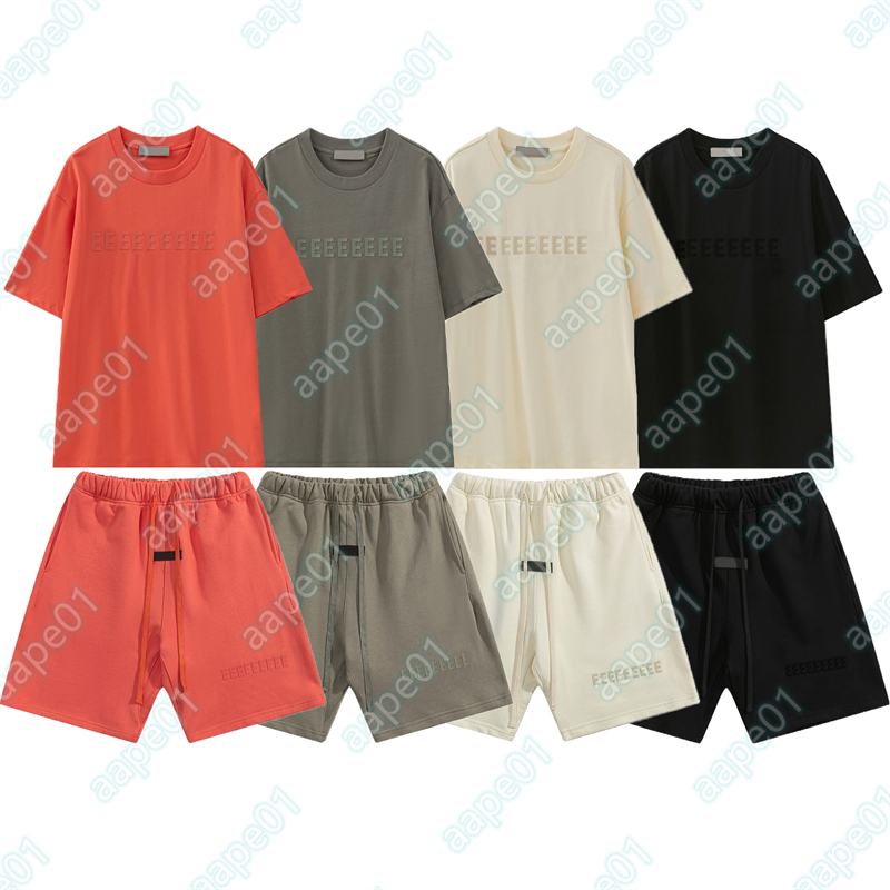 Fashion Mens Tracksuits Designer Letter Tracksuits Sports Shorts Casual Jogging Shorts Couple T-shirt Womens Street T-shirt S-XL
