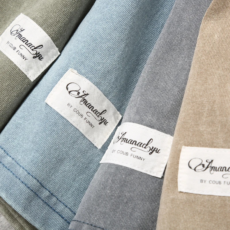 Summer American Retro Sleeveless O-neck Solid Color T-shirt Mens Fashion 100% Cotton Washed Casual Sports Tank Top 250226