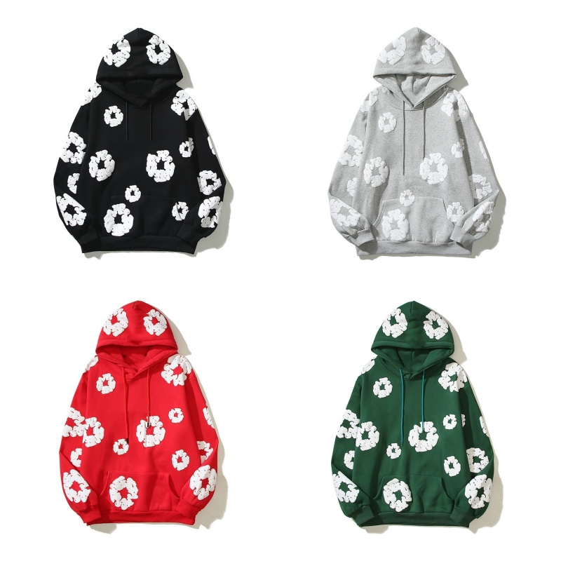 Men's hoodie designer hoodie letter foam clothing retro printed pattern hip-hop rock casual wear luxury women's pullover