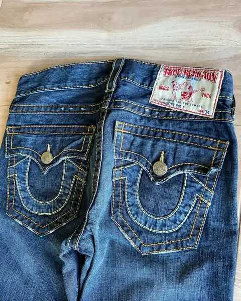 Men's Jeans Mens Womens Buddha Jeans Y2K Clothes Gothic Hip Hop Pocket Embroidery Vintage Blue Baggy Jeans Low Rise Wide Leg Trousers L251210