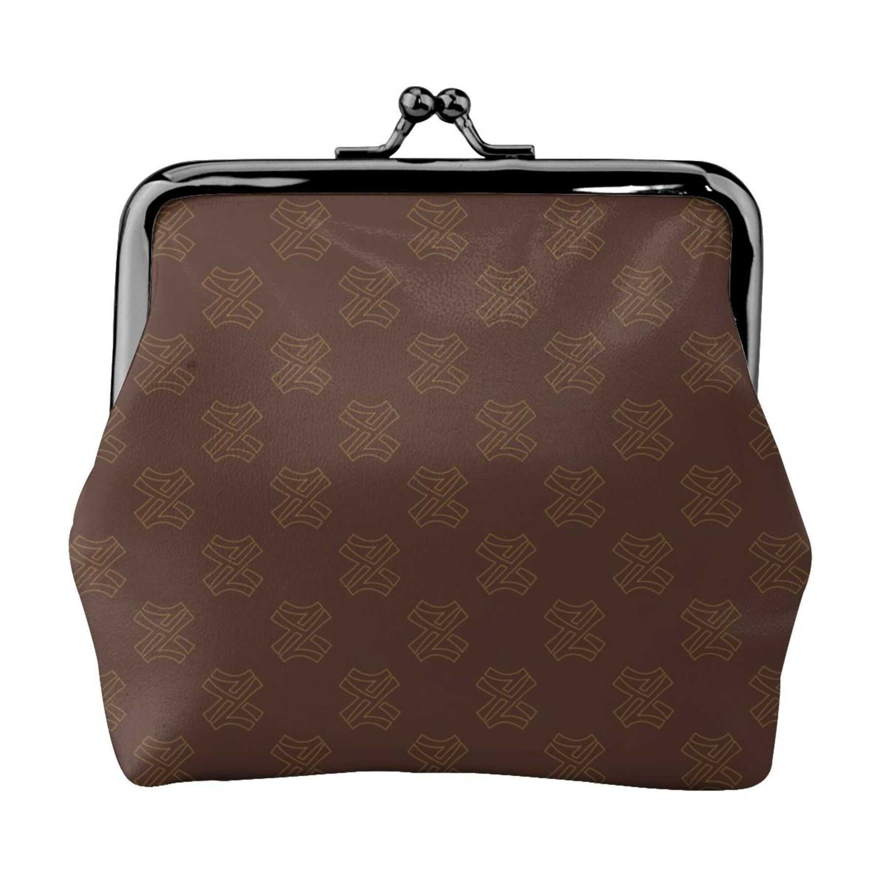 NXY Women Handbag Designer leather Wallet High quality clip Metal buckle Wallet Lattice Folding zipper Women Card Holder Purse Handbag