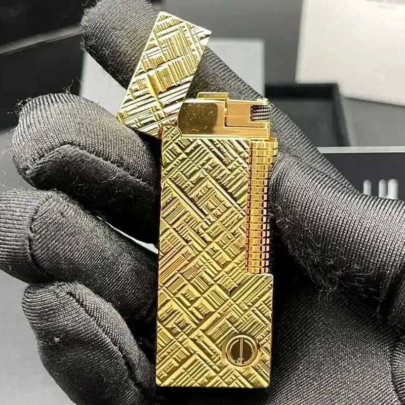 Duil Cigarette Butane Gas Smoking Accessories High-Flame Lighter Outdoor Windproof Lighters Portable Flamethrower Men's Gifts