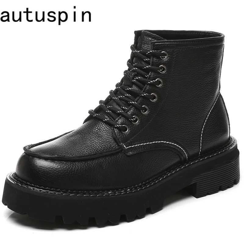 Golden Sapling Wear-resistant Mens Boots Outdoor Genuine Leather Soft Sold Plush Black Boot Man Fashion Genuine Leather Shoes Z250303