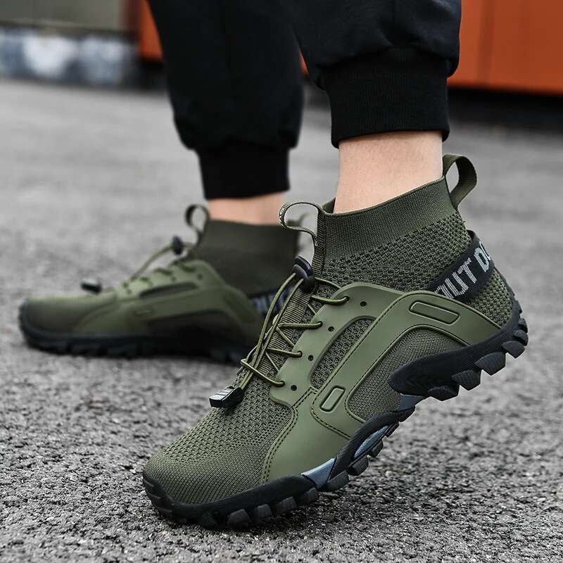 2025 Men's Aqua Non-slip Mountain Hiking Shoes Quick-drying Soft Casual Sneakers Size 39-47