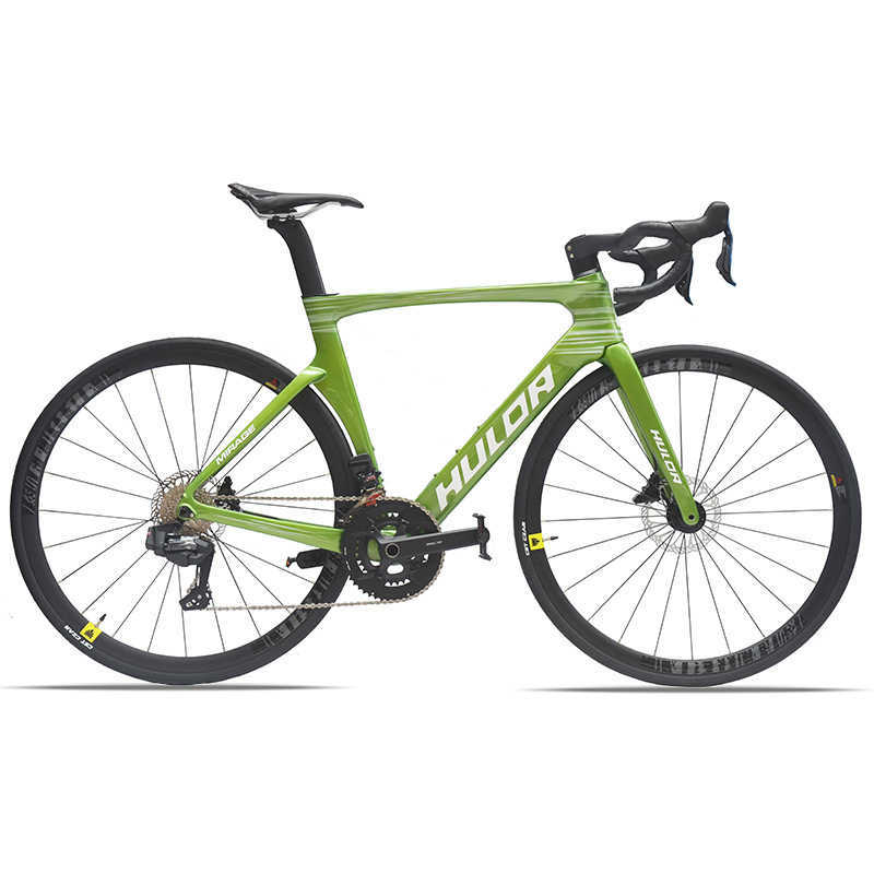 Bikes Huluda HULDA700C internal wiring hydraulic disc brake carbon fiber wheel peak electronic transmission 24 speed road vehicle S2533