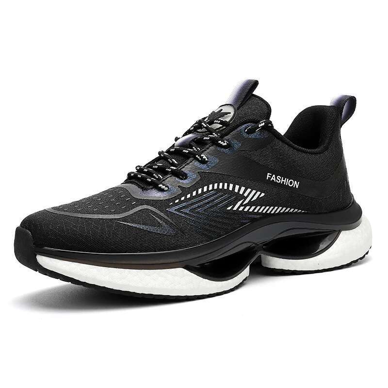 Air Cushion Carbon Plate Sports Running Shoes Men Breathable Lightweight Women's Comfortable Athletic Nonskid Sneakers