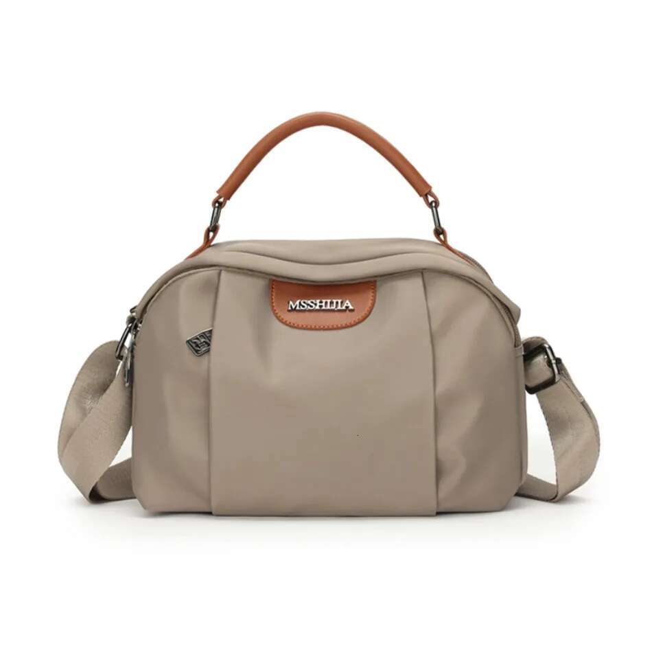 Casual Solid Messenger Waterproof Nylon Shoulder Crossbody Bags For Women 2025 Ladies High Quality Purses And Handbag