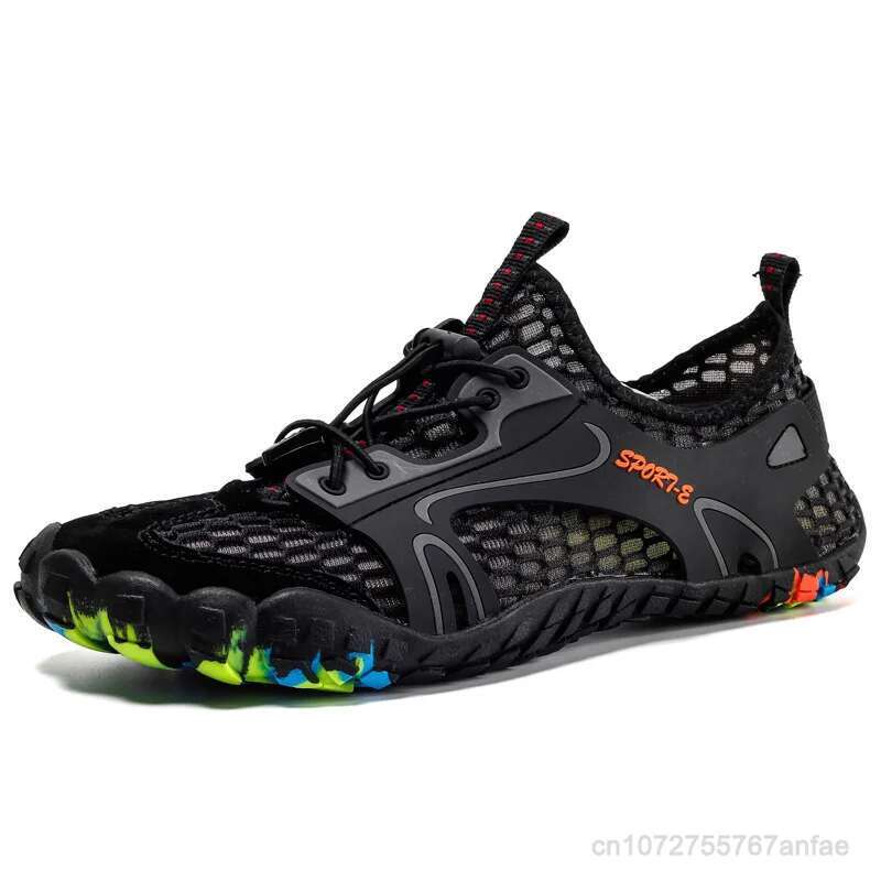 Breathable Waterproof Hiking Men Suede Mesh Outdoor Sneakers Rock Climbing Man Sport Quick-dry Trail Trekking Shoes