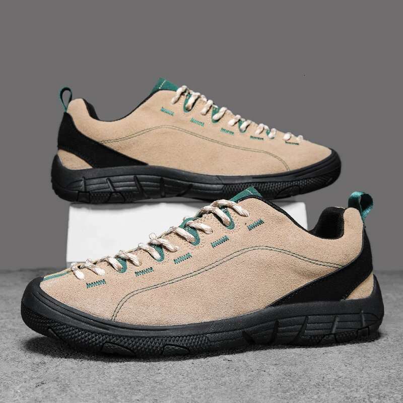 Men's Hiking Suede Waterproof Trekking Camping Sneakers Non-slip Sports Shoes Tourism Tactical Hunting Boots