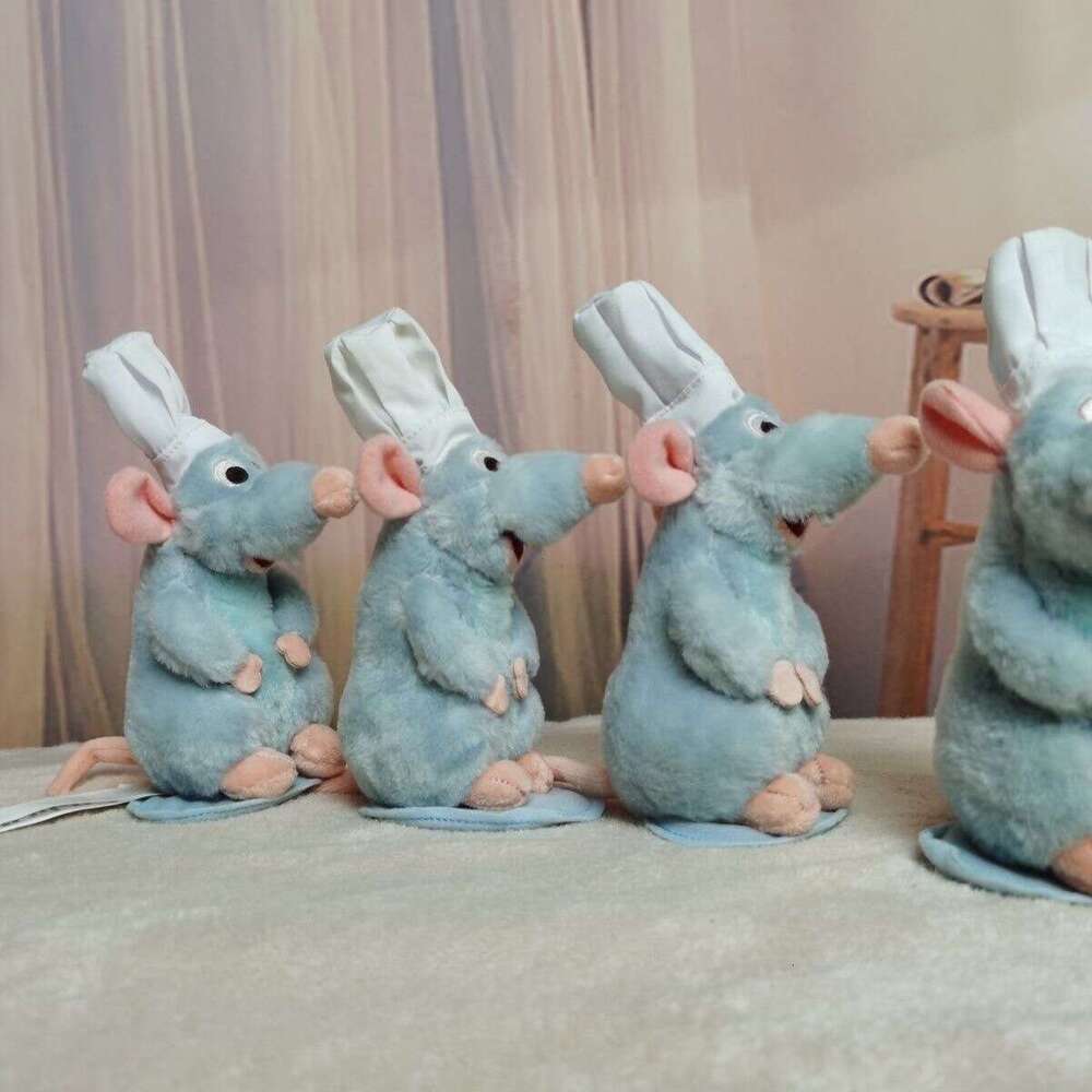 15cm standing magnet with magnetic hairpin for chef's mouse cooking plush toy
