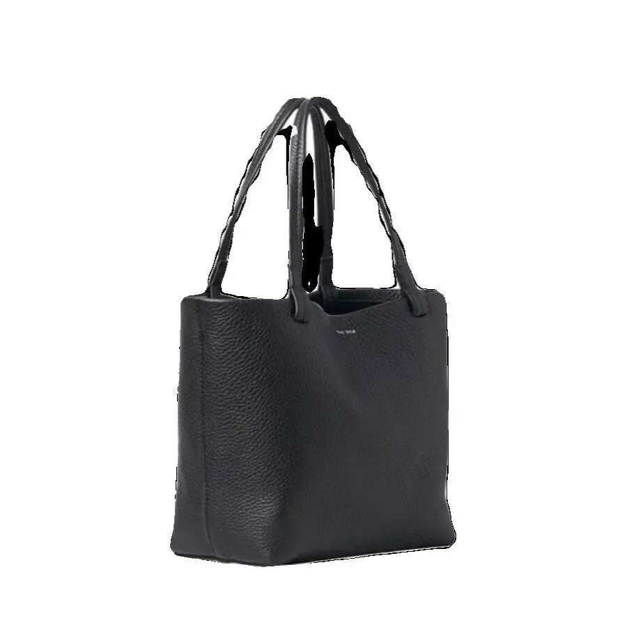 Light Fashion Women's Handbag Brand Design Pure Color Leather Versatile Shoulder Large Capacity Lychee Crossbody Bag