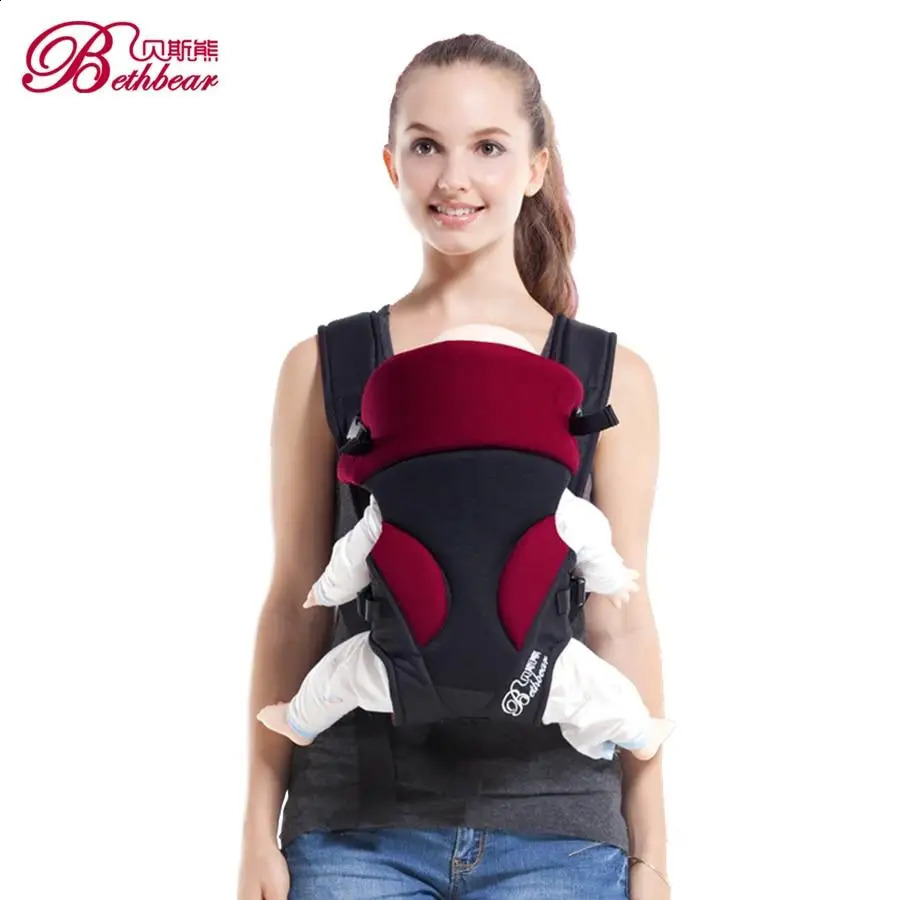 024 M Baby Infant Sling Backpack Front Carry 4 in 1 Wrap Breathable Kangaroo Pouch 250221