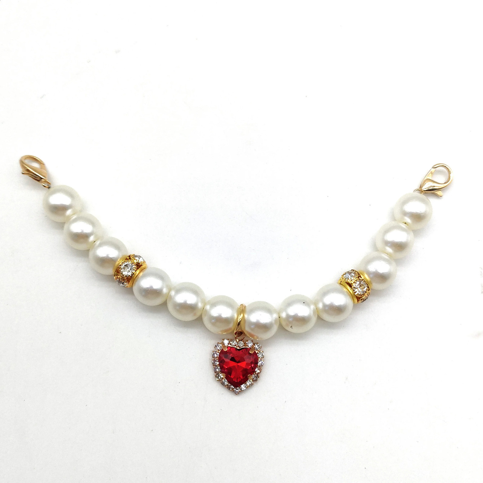 1 piece of metal pearl chain gold diamond set with sandal buckle accessories used for decorating girls gifts 250218