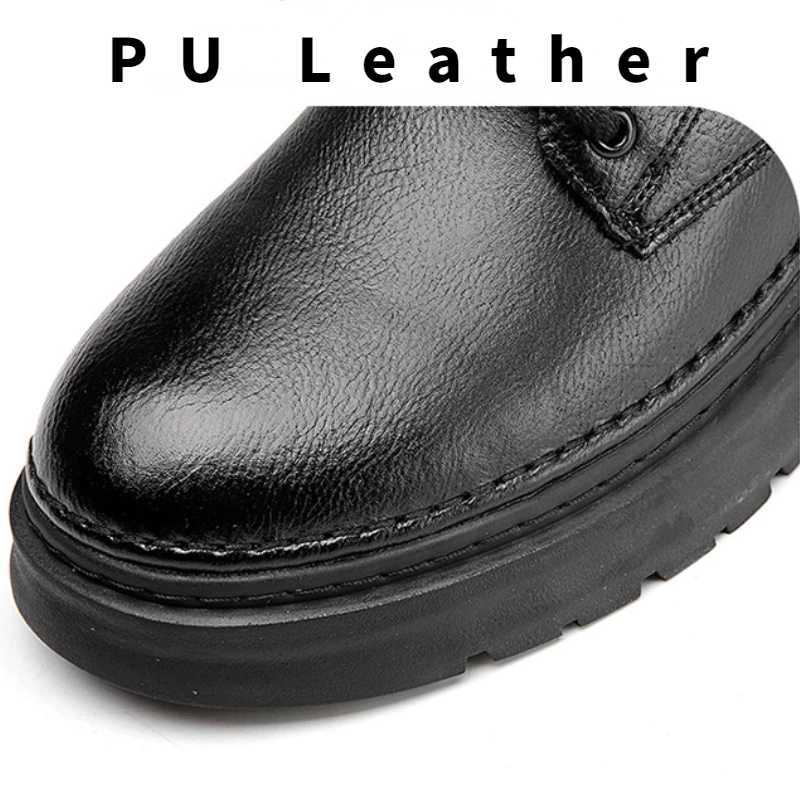 Luxury Men Ankle Boots British High-top Men Boots Fashion High Quality Leather Shoes 2025 New Outdoor Men Motorcycle Boots Z250303