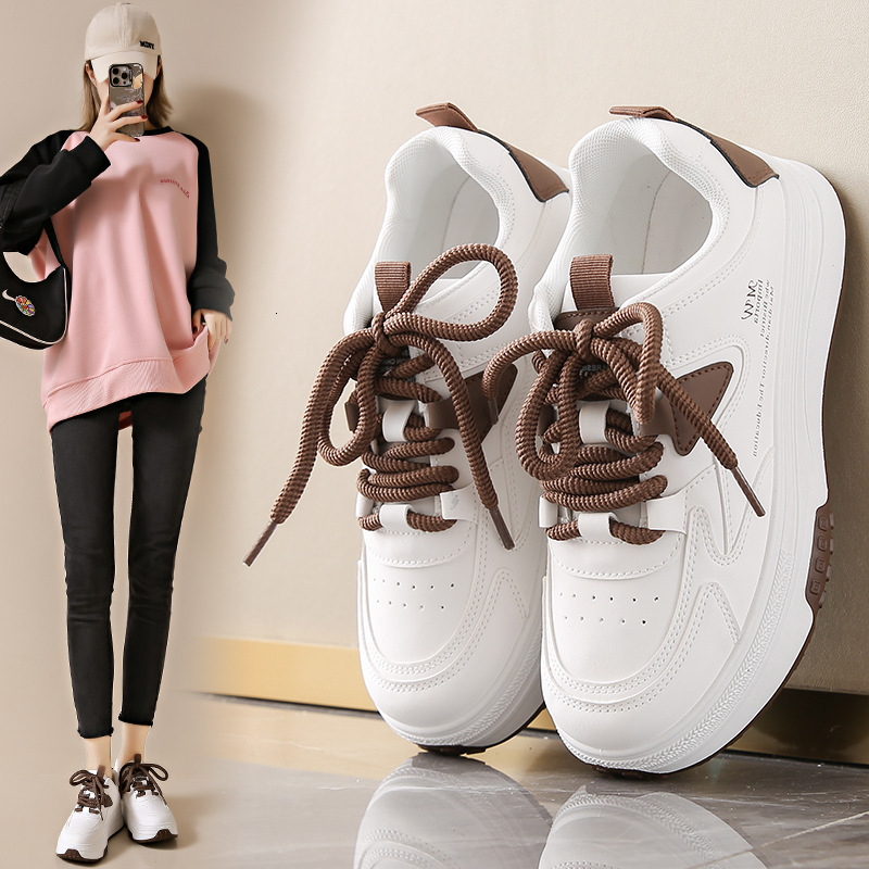 Little White Shoes, Women s Designer 2025 New Breathable Multi Functional Thick Soled Sports And Leisure Board Shoes, Multi Functional Fashion Shoes
