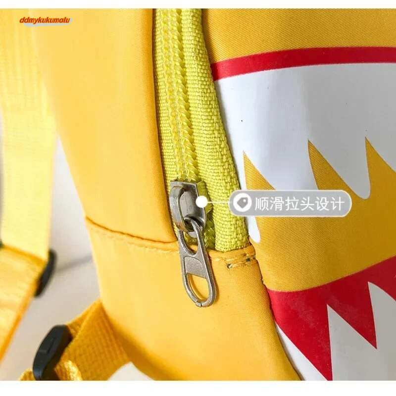 Pattern Children Waterproof Nylon Crossbody Chest Cartoon Shark Waist Bag for Boys Girls #ddmykukumalu