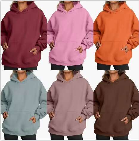 PASUXI Wholesale Clothing Custom Streetwear Casual Top Pullover Sports Hoodie For Women