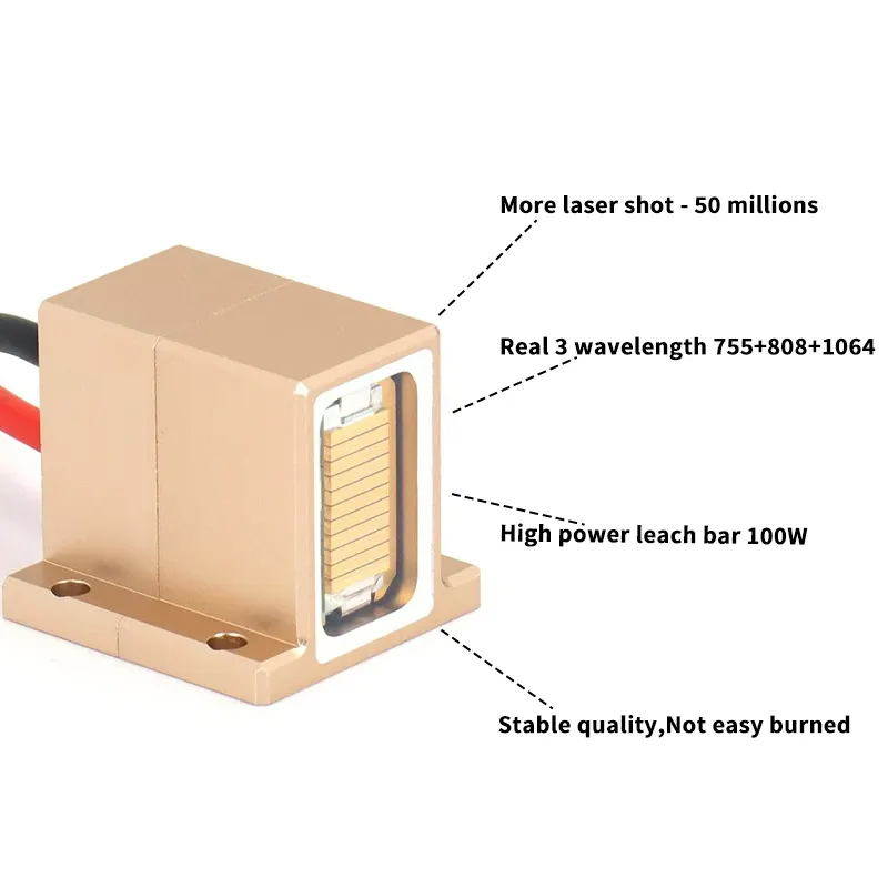 Professional Ice Point Hair Removal Single Handle 755 808 1064 Diode Laser Skin Rejuvenation Permanent Depilation Soprano Laser Hair Removal Machine