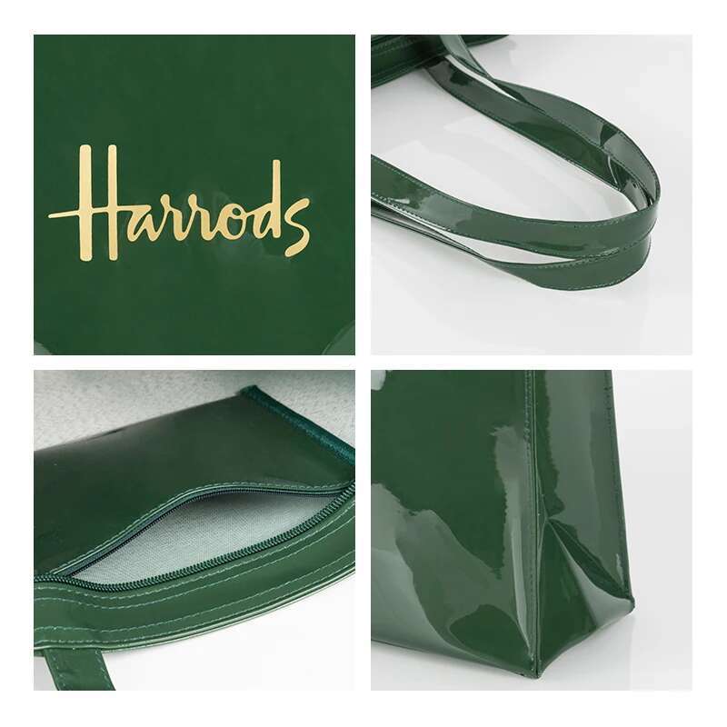 Fashion Women's PVC Shopping Bag 2023 Eco Shoulder Shopper Purse Summer Trend Tote Handbag For Daily
