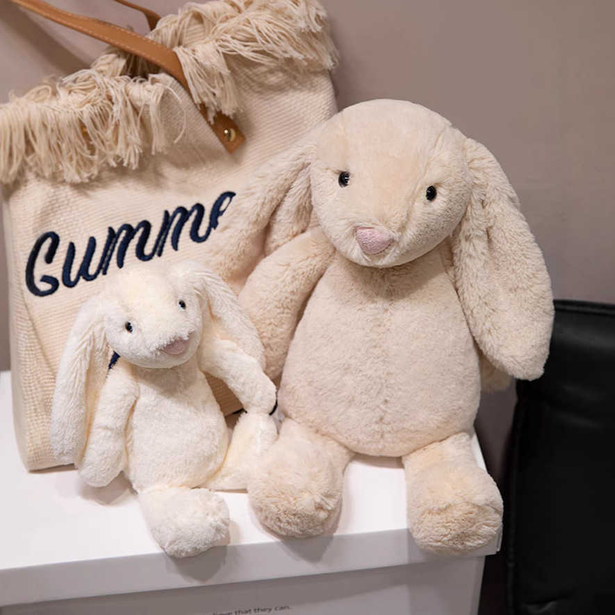 Plush Dolls Jelly Bonnie Rabbit Doll JC Dropped Ear Rabbit Plush Toy Shy Rabbit Doll Childrens Soothing Pillow Gift