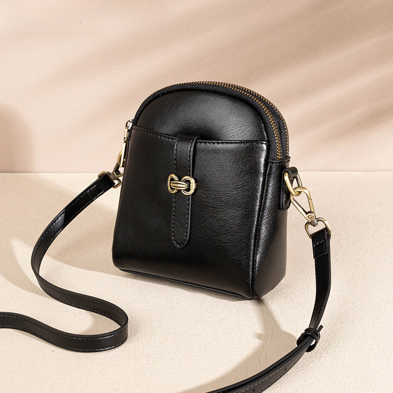 High Quality Genuine Leather Cross-border Shoulder Bag 2025 New Designer Diagonal Cross Bag Mini Shoulder Women's Spring And Summer Set Mobile Sm