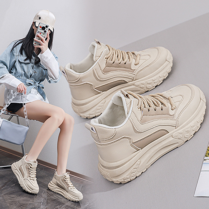 New Designer Women s High Top 2025 Season Multi-functional Thick Sole Height Increasing Outdoor Sports Running Casual Shoes