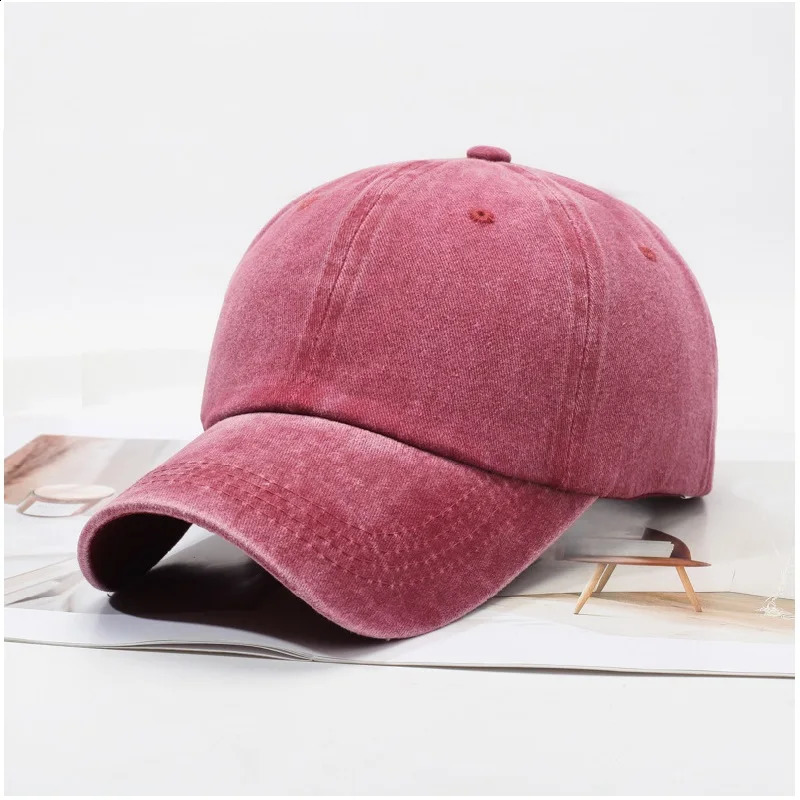 1pcs Baseball Cap With Metal Signage Personalized Suitable Four Seasons Cotton Washed Cloth Durable 250228