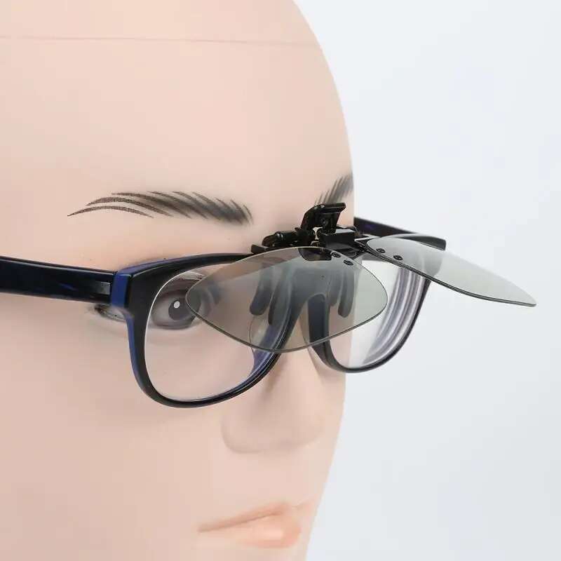 Circular Glasses For Movies Theater Cinema 3d Clip-on Passive Lenses Polarized Tv Real Stereo
