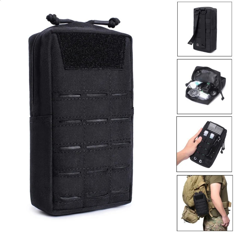 Ship from US Molle Pouch First Aid Kit Outdoor Hunting Camping Emergency Survival Tool Pack EDC BAG 250228FBB
