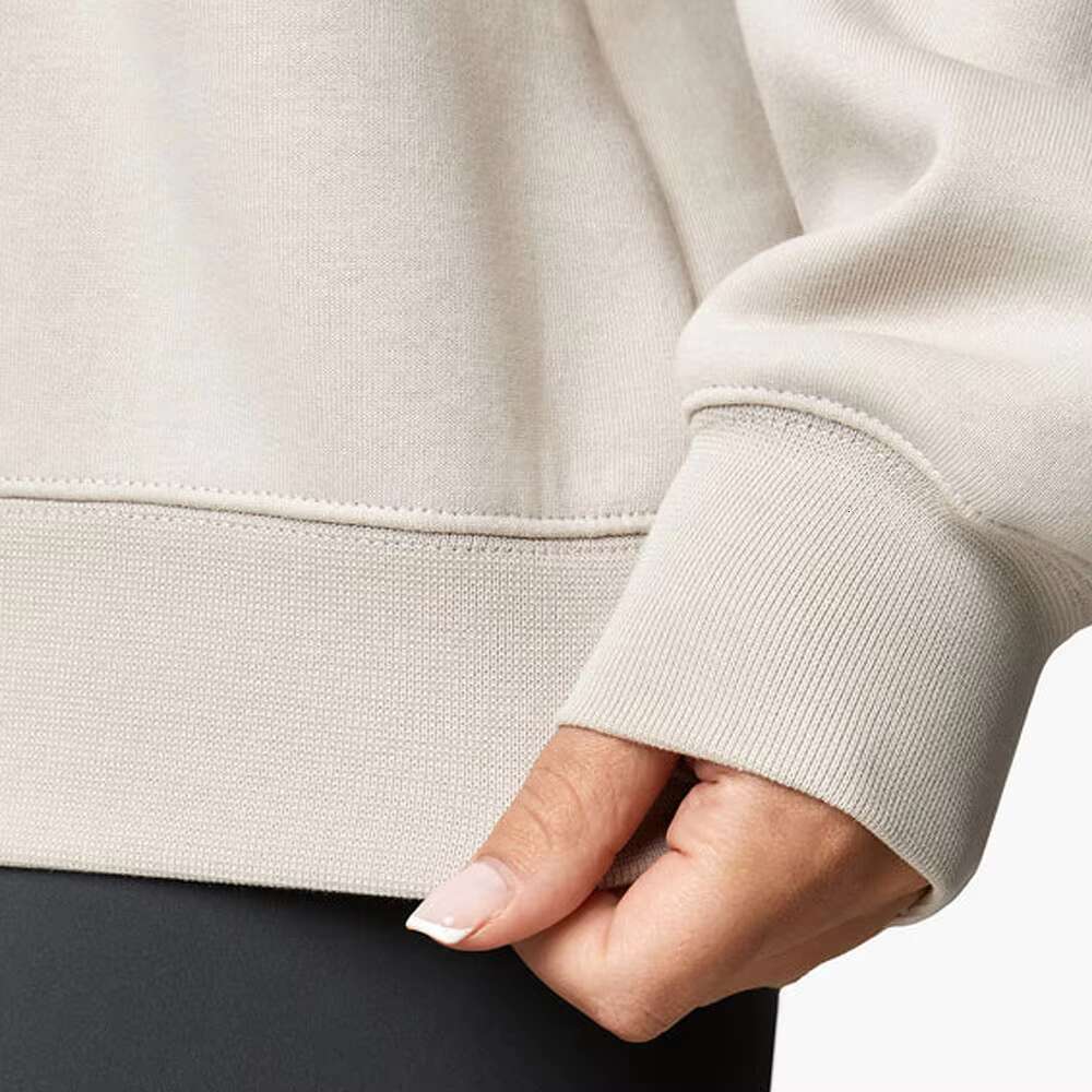 High Quality Women's Cropped Plain Pullover Women Sweatshirts Casual Solid Knitted Hoodies For Woman