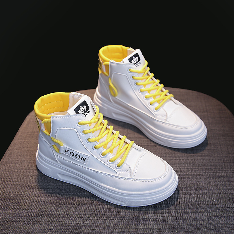 2025 Seasonal Designer s New Multi functional Casual Women s Fashion Thick soled High top White Shoes Soft soled Multi functional Outdoor Sports Shoes