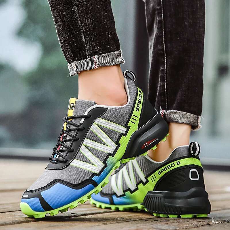 Men Hiking Shoes Waterproof Women Outdoor Trainers Lace-up Climbing Trekking Sneakers Mountain Walking Hunting Tactical Boots 47