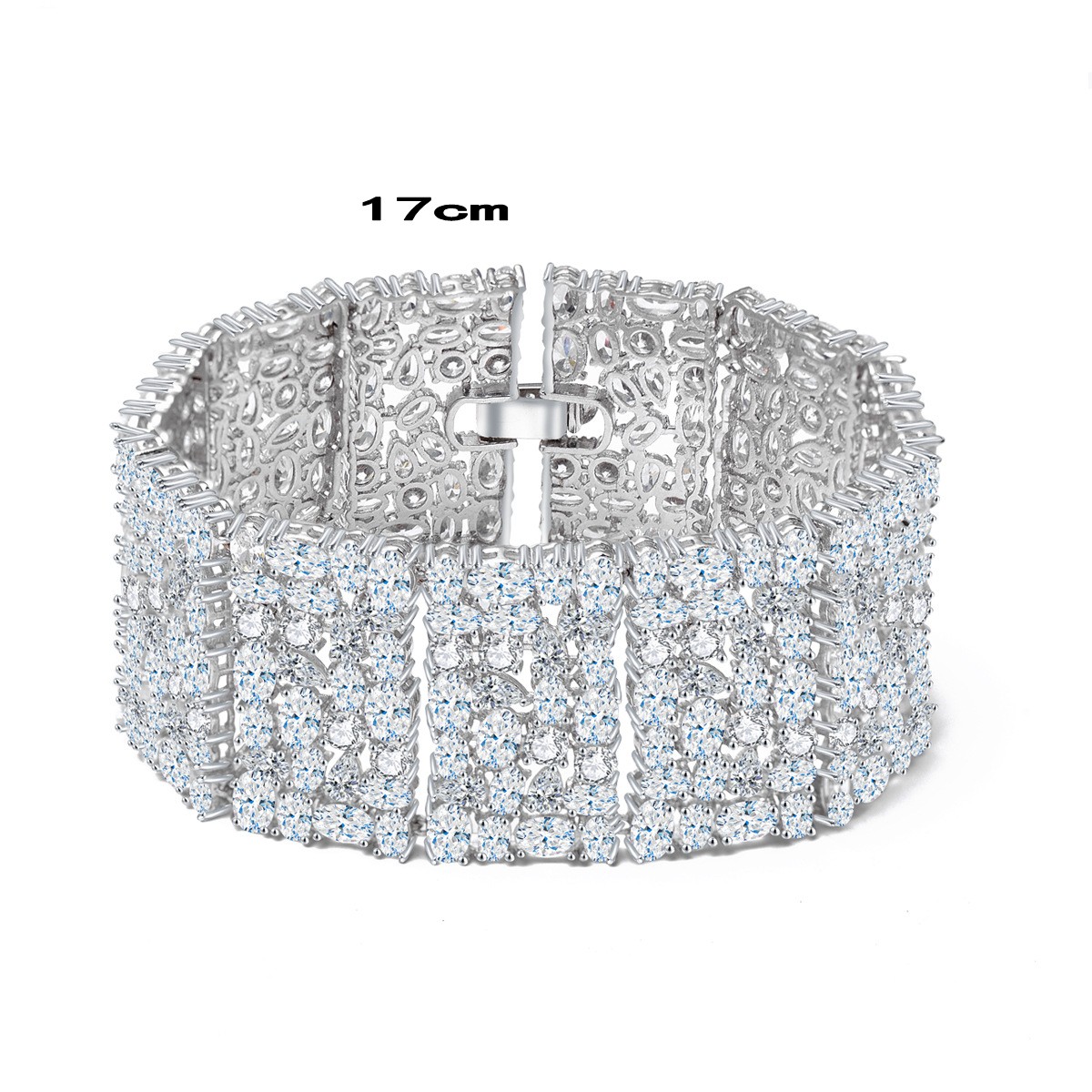 20 Style Sparkg Jewelry Sterg Sier Multi Shape White Topaz CZ Dia Gemstones Women Wedding Bracelet For Lover Gift