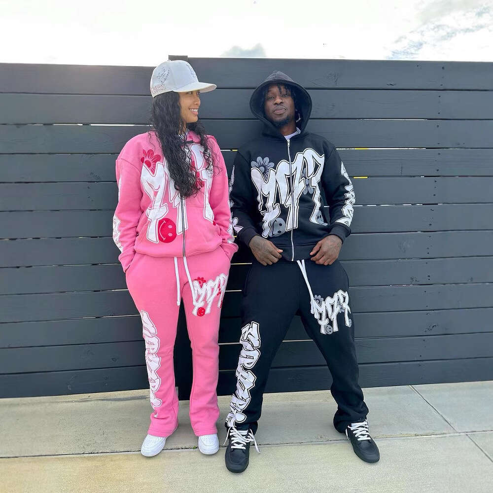 New Trendy Autumn/Winter High Letter Printed Hoodie Hip Hop Street Men's and Women's Hoodies