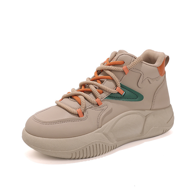 White Women s New Designer Outdoor Running Shoes Multifunctional Training Youth Academy Training Thick Soled Sports High Top Shoes