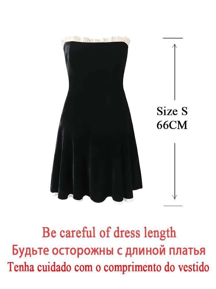 Black Strapless Christmas Dress Sexy A E Vintage Veet Party Mini Elegant And Beautiful Womens Dresses