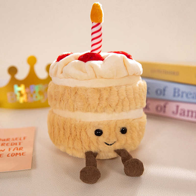 Plush Dolls Fun Cake Doll Dessert JC Food Series Doll Creative Simulation Plush Toy Wedding Doll