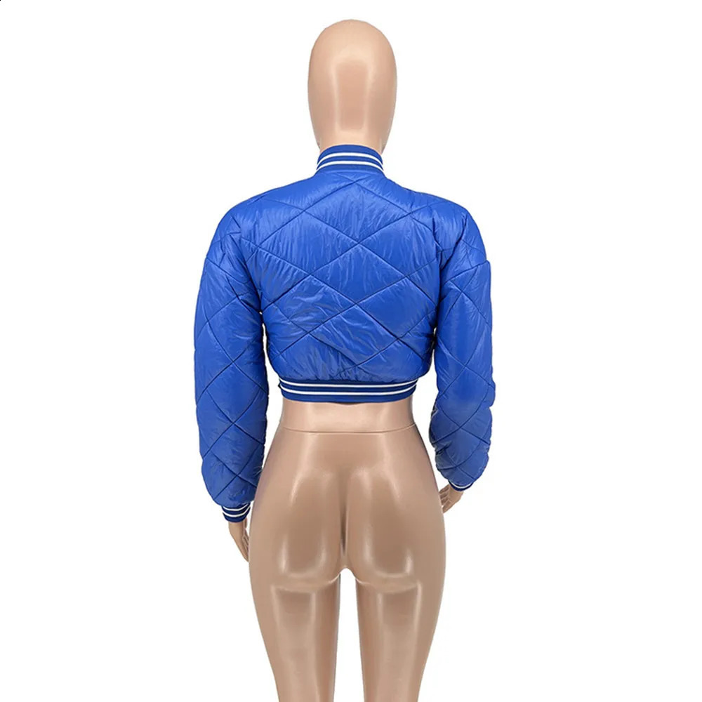 Custom Bomber Jackets Autumn Winter Fashion Short Coats Womens Windbreak Crop Top Varsity Baseball Jacket Coat 250228