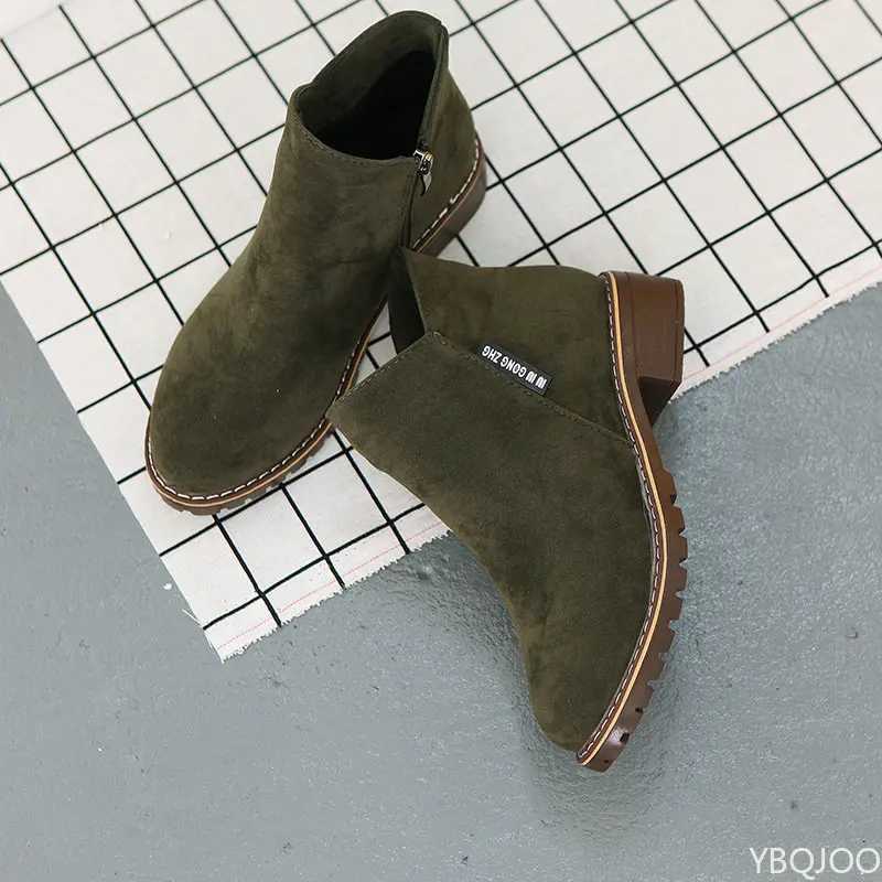 Shoes Women Fashion Thick Sole Ankle Boots Comfortable Plus Size Snow Boots for Women Female Platform Boots Womens Boots 2023 Z250303