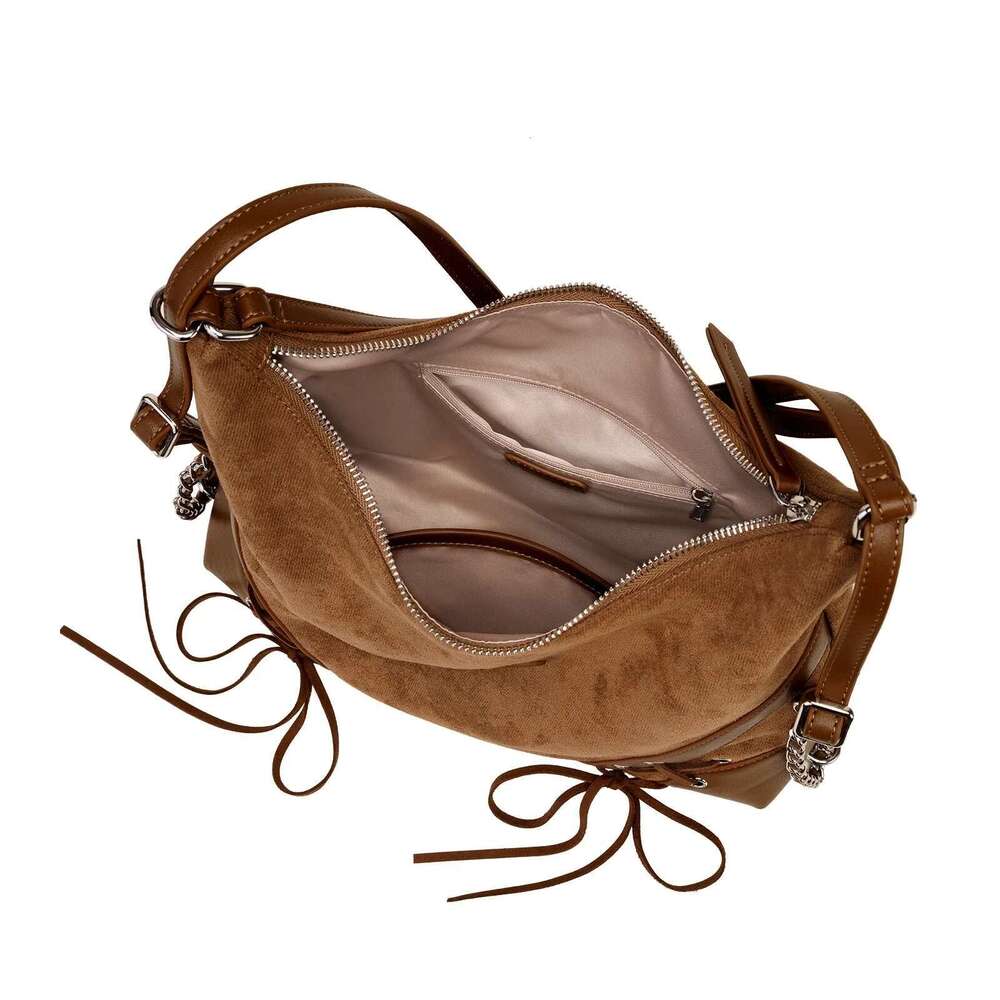 AII Vintage Suede Tote Bag Large Capacity Original Designer Maillard Backpack Multifunctional Fashion Handbag Christmas Gift
