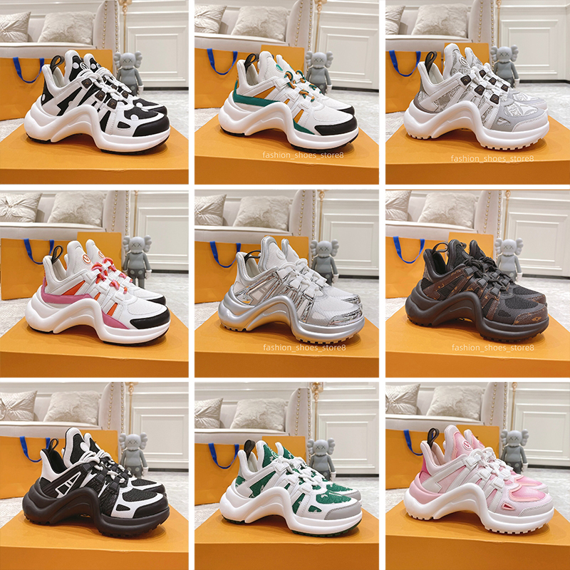 Designer Sneakers Increasing Archlight Shoes Luxury Fashion casual Runner Trainer Woman outdoors Lace Up Shoe High quality Chunky sneakers