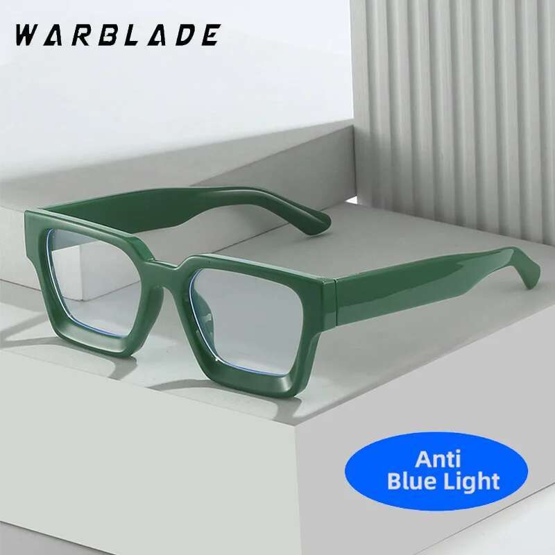2025 Transparent Computer Frame Women Men Anti Blue Light Square Eyewear Blocking Glasses Optical Spectacle Eyeglass