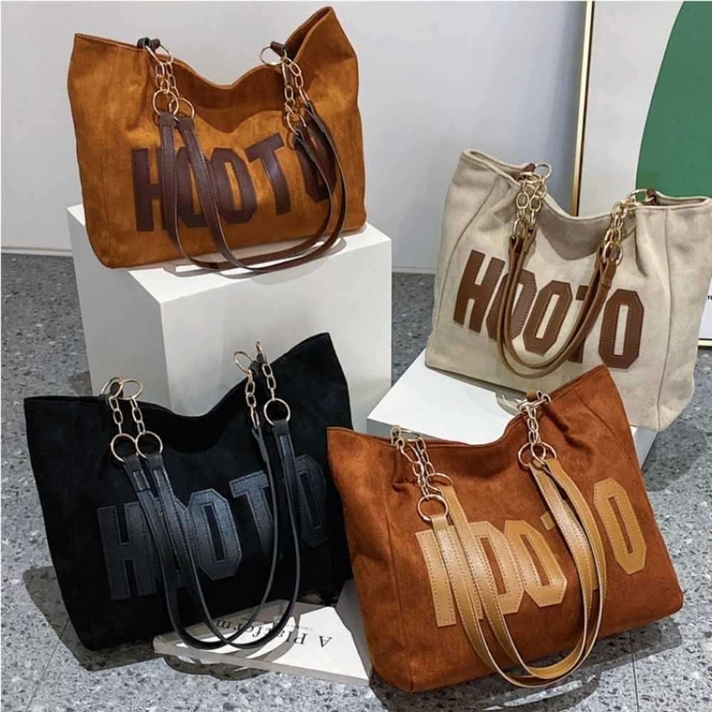 New Arrival Womens canvas shoulder bag environmentally friendly reusable solid color shopping bag fashionable large capacity handbag casual simple bag
