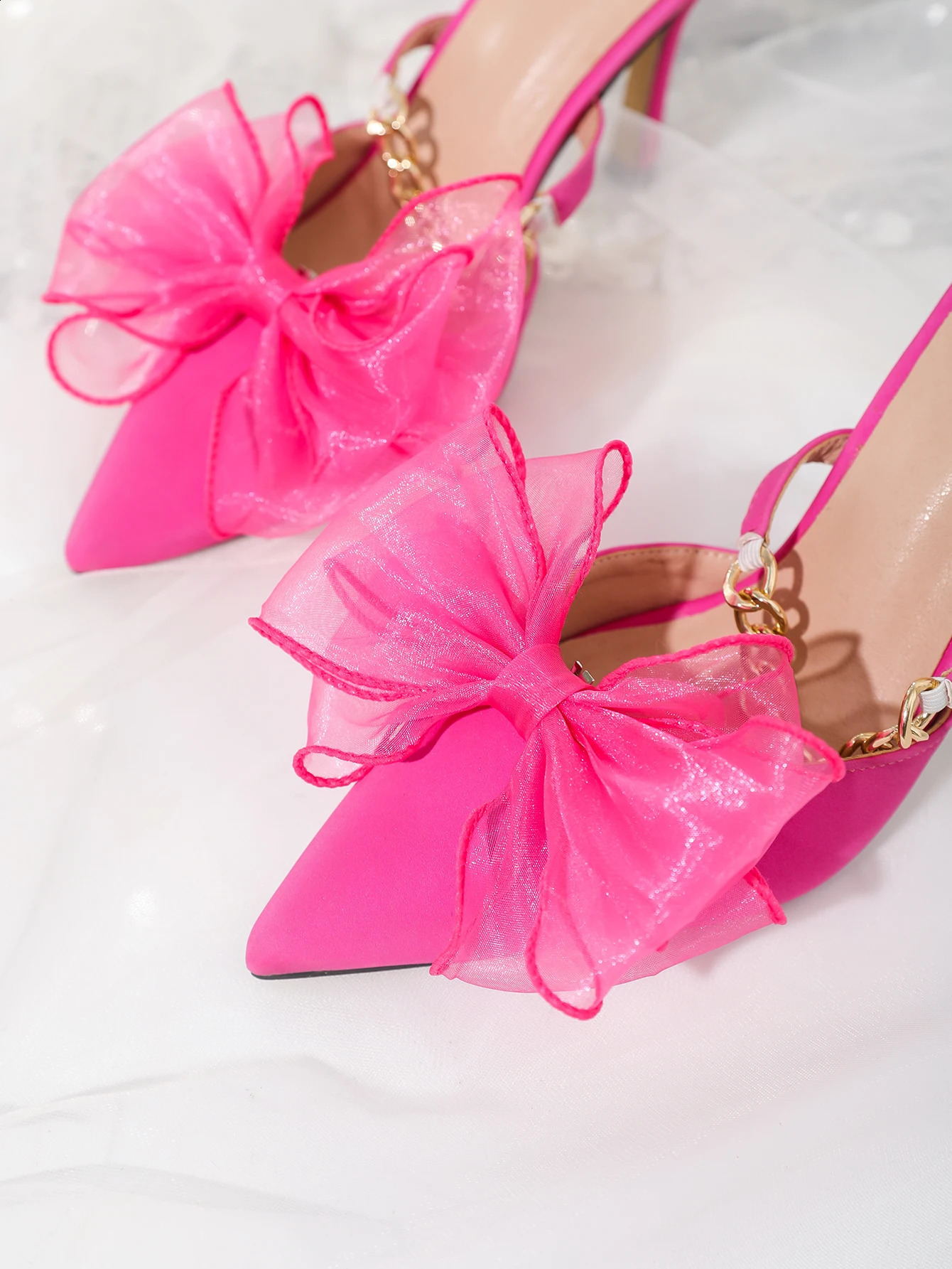 The handmade bow fabric fancy DIY threedimensional flower shoe accessories are detachable 250218