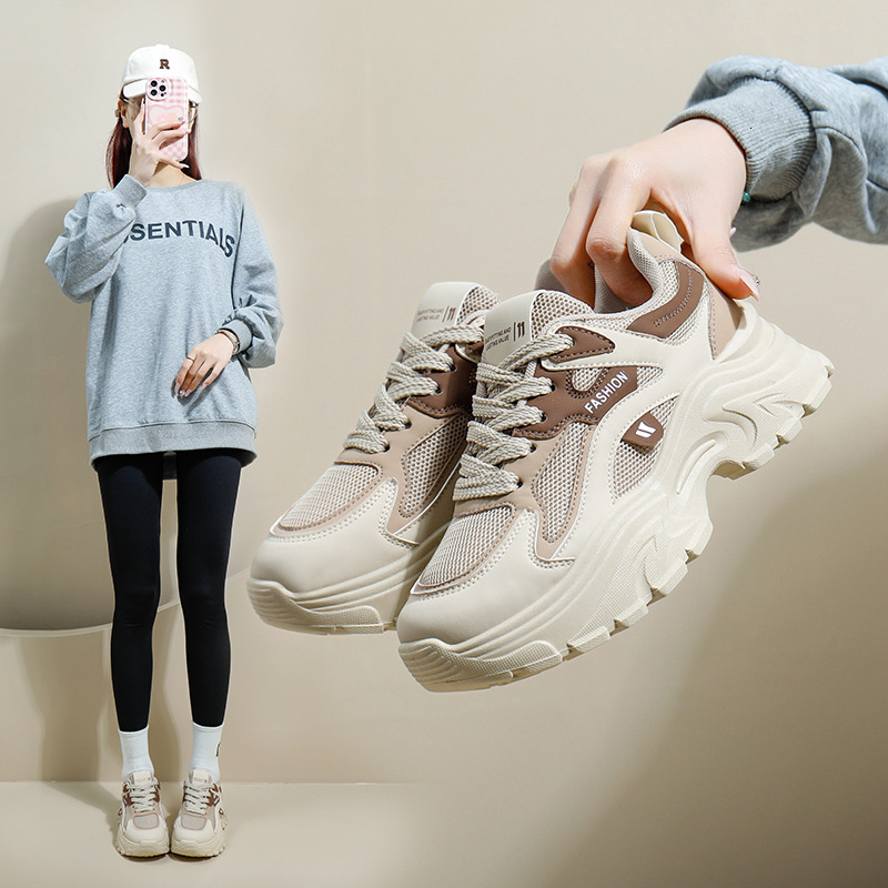 2025 Designer s New Seasonal Breathable Thick Soled Height Increasing Multi Functional Outdoor Running And Leisure Shoes For Women