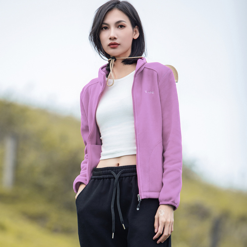 Ddmytiger Outdoor Men Women Warm Double Sided Fleece Sweatshirt For Autumn Winter With Thick Inner Lining And Jacket Jackets