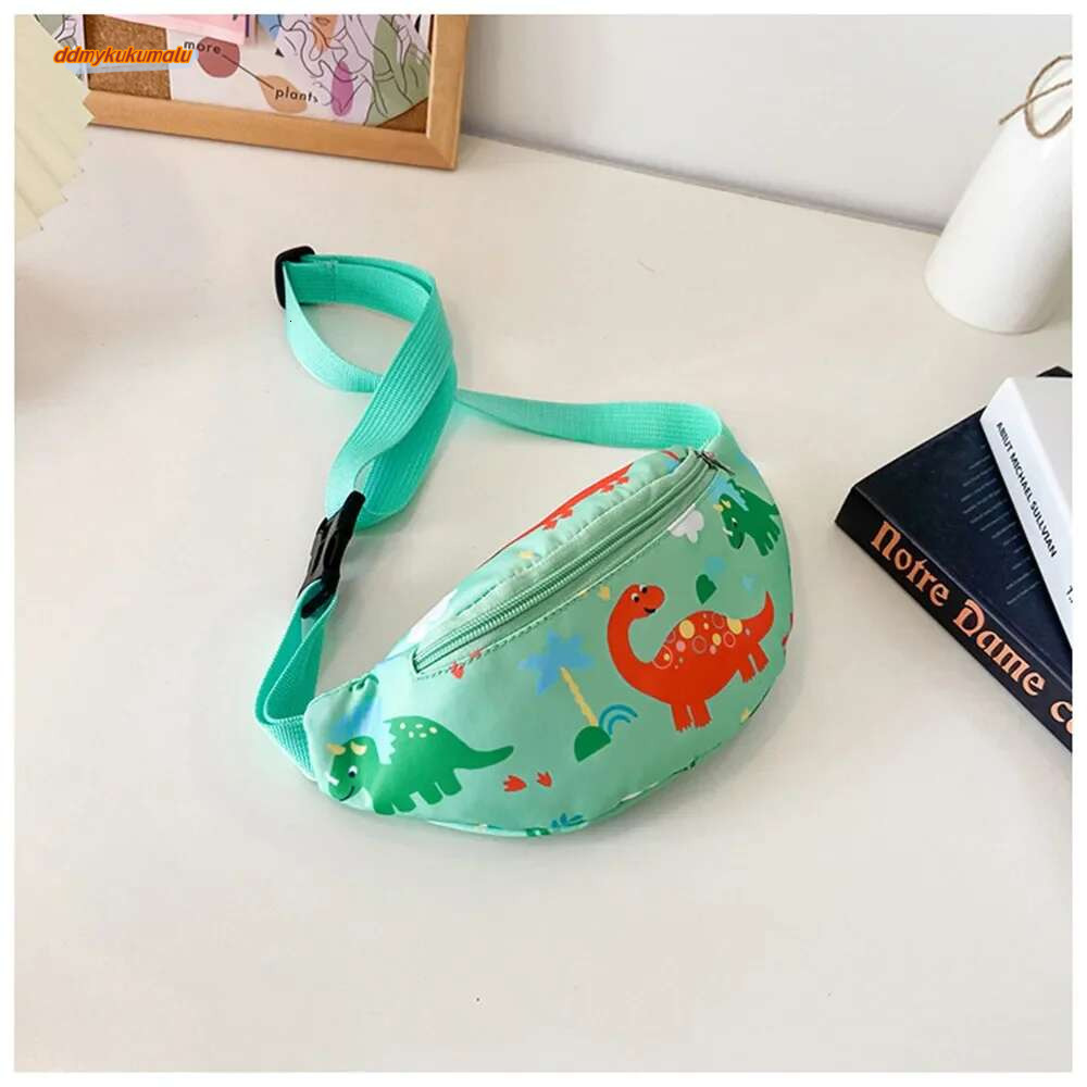 2025New Kids Pack Cute Cartoon Dinosaur Chest Crossbody Shoulder Sport Running Waist Bag for Children Belt Coin Purse #ddmykukumalu